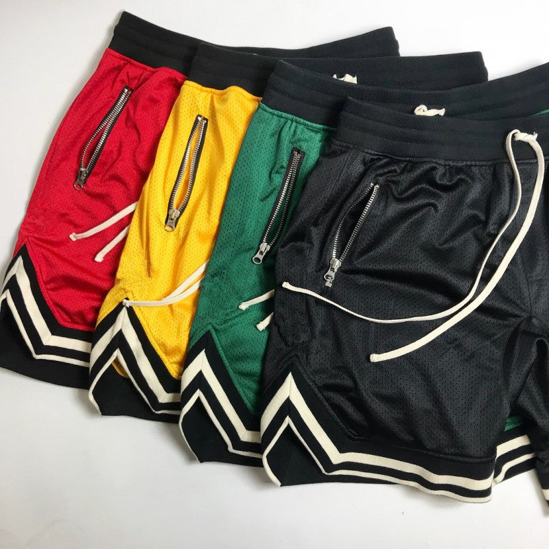 Men's Breathable Mesh Training Shorts – Gym, Boxing & Basketball