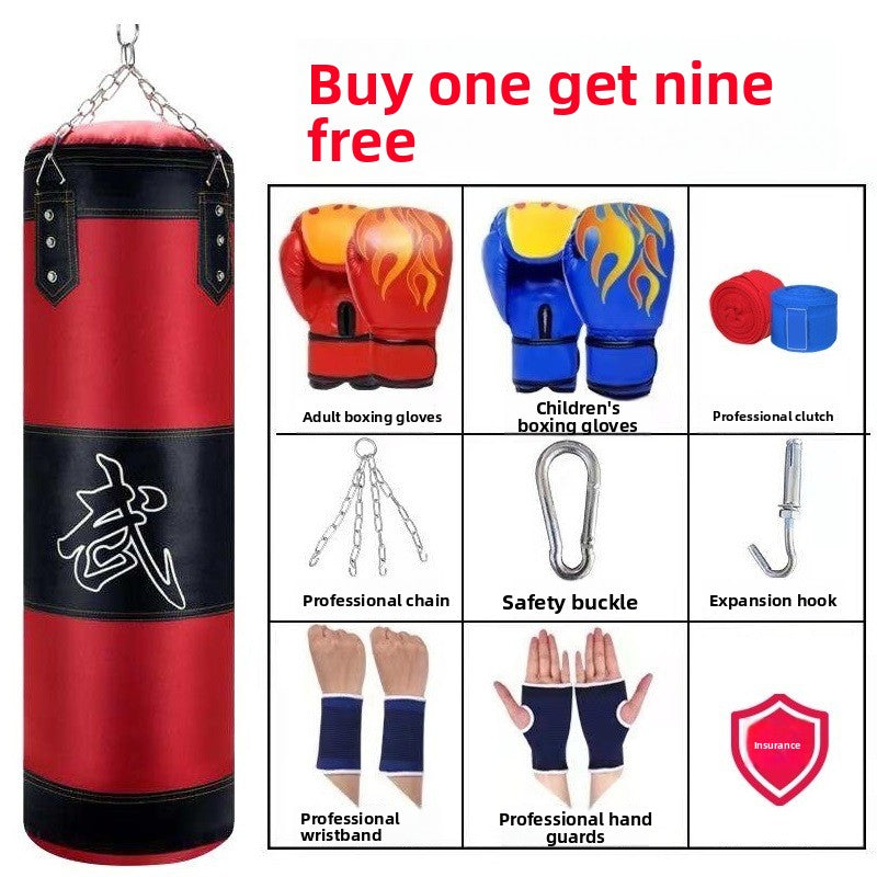 Heavy Duty Boxing Punching Bag – Oxford Cloth Hanging Bag for Professional Training