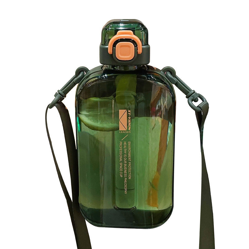 Portable Sports Water Bottle with Lanyard