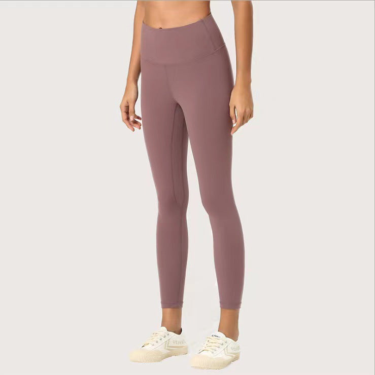 Women's High-Waist Naked-Feel Leggings – Sculpting, Quick-Dry, 12 Colors