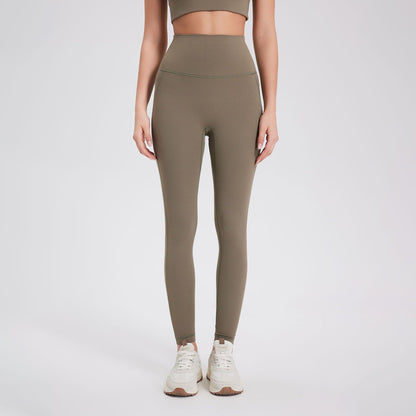 Women's Seamless Peach-Lift Yoga Leggings – Back Pocket, 17 Colors