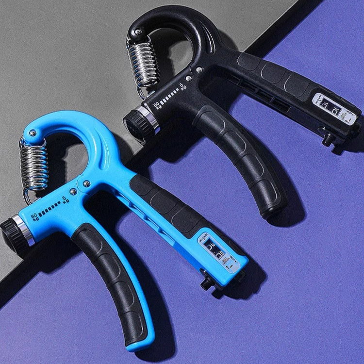 Adjustable Digital Grip Strength Trainer with LCD Counter