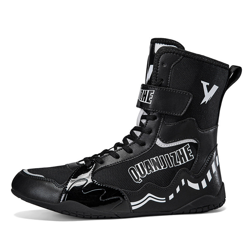 Professional Wrestling & Boxing Training Shoes – Non-Slip Breathable Combat Sports Footwear