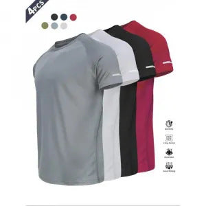 Men's Slim-Fit Quick-Dry Training T-Shirt