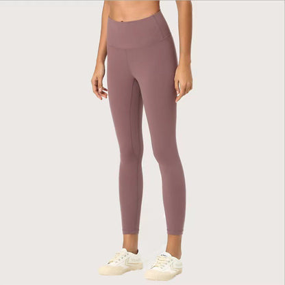 Women's High-Waist Naked-Feel Leggings – Sculpting, Quick-Dry, 12 Colors