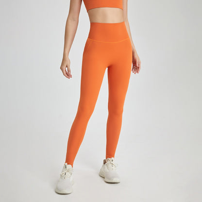 Women's Seamless Peach-Lift Yoga Leggings – Back Pocket, 17 Colors