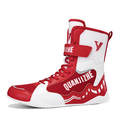 Professional Wrestling & Boxing Training Shoes – Non-Slip Breathable Combat Sports Footwear