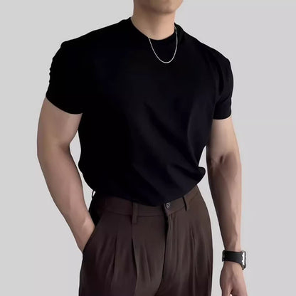 Men's Slim-Fit Stretch Muscle Training T-Shirt