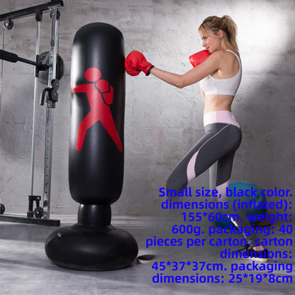 Self-Righting Inflatable Punching Bag – Freestanding Home Boxing Training Column