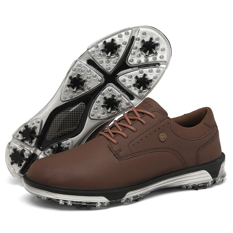 Men's Casual Golf Shoes with Studded Sole