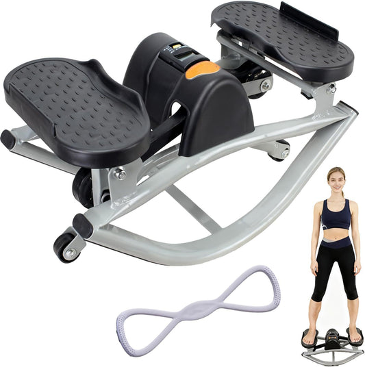 Low Impact Side Stepper – Joint-Friendly Cardio Machine with Digital Display