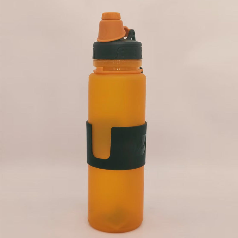 Foldable Silicone Sports Water Bottle Large Capacity